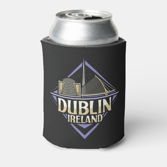 Individuelle Name Dublin Irland Dosenkühler (Kanne Rückseite)
