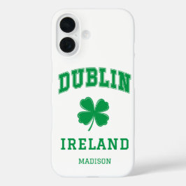 Individuelle Name Dublin Irland iPhone 16 Hülle