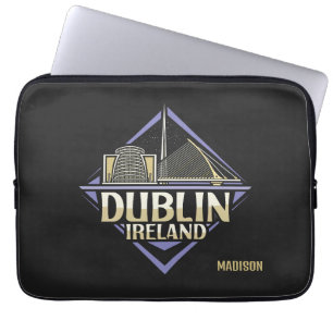 Individuelle Name Dublin Irland Laptopschutzhülle