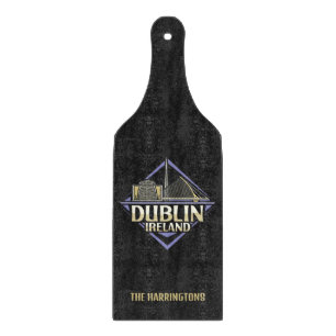 Individuelle Name Dublin Irland Schneidebrett