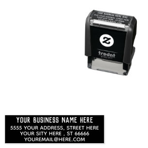 Individuelle Name E-Mail-Adresse Farbe Selbstfarbi Permastempel