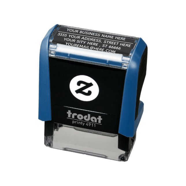 Individuelle Name E-Mail-Adresse Farbe Selbstfarbi Permastempel (Produkt)