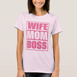 Individuelle Name Ehefrau - Mama - Boss T-Shirt