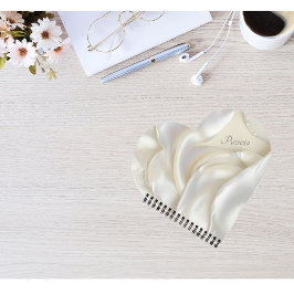 Individuelle Name Elegant Mutter von Perltextur Notizbuch