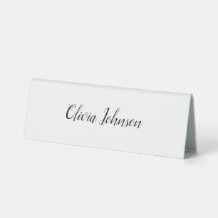 Individuelle Name Elegante Moderne Tischaufsteller