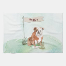 Individuelle Name English Bulldog Pet Hund