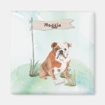 Individuelle Name English Bulldog Pet Hund