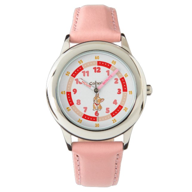 Individuelle Name Erfahren Sie mehr über Corgi Wat Armbanduhr (Vorderseite)