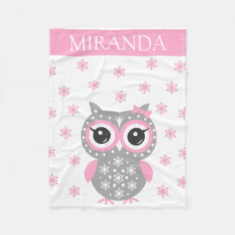 Individuelle Name erhalten Baby Girl Fleece Blanke