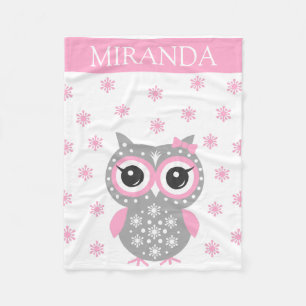 Individuelle Name erhalten Baby Girl Fleece Blanke