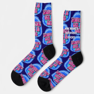 INDIVIDUELLE NAME Erholung FUN Geode 12 Step OM Sl Socken