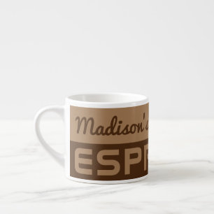 Individuelle Name Espresso Tasse