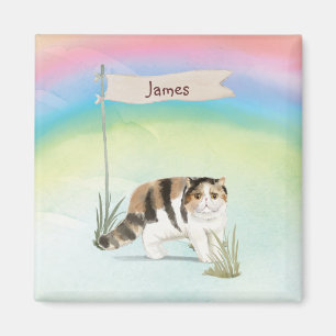 Individuelle Name Exotische Kurze Haarkatze Hausti Magnet