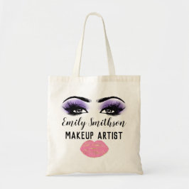 Individuelle Name Eyelashes Makeup Artist Kiss Pin Tragetasche