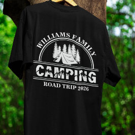individuelle Name Familienurlaub Berg Road Trip T-Shirt