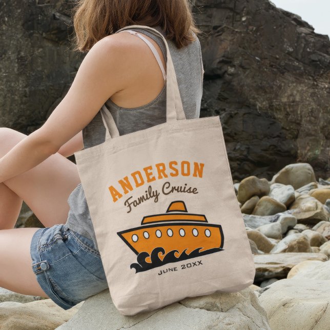 Individuelle Name Familienurlaub Tragetasche (Von Creator hochgeladen)