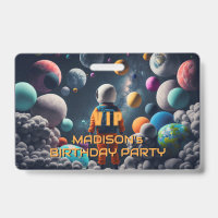 Individuelle Name Fantasy Space Kid