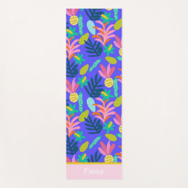 Individuelle Name farbenfroh blumenblau Moderne ni Yogamatte