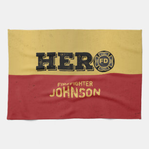 Individuelle Name, Feuerwehrheldin Handtuch