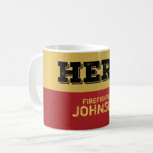 individuelle Name, Feuerwehrheldin Kaffeetasse