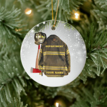 Individuelle Name-Feuerwehrmann-Geschenkfeuer und