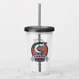 Individuelle Name Fisher Tumblers Acryltrinkbecher