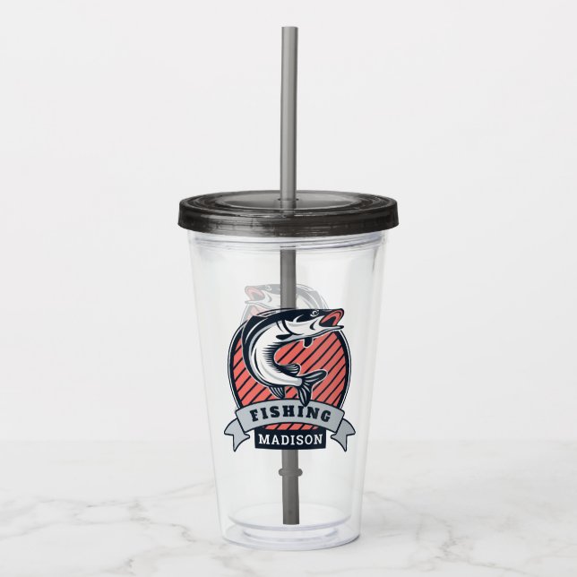 Individuelle Name Fisher Tumblers Acryltrinkbecher (Vorderseite)