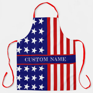 Individuelle Name Flag Schürze - GRILLEN Geschenk 