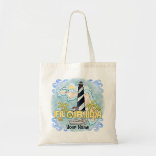 Individuelle Name Florida Lighthouse Tragetasche