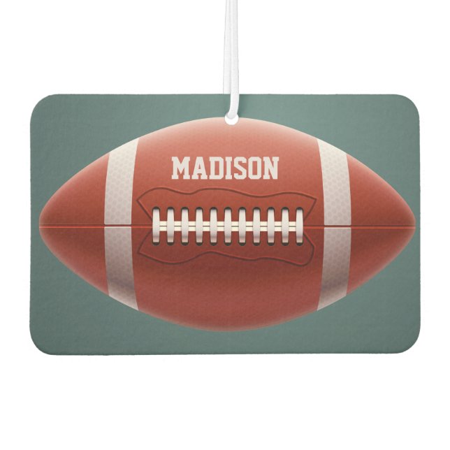 Individuelle Name Football Autolufterfrischer (Vorderseite)