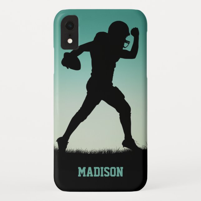 Individuelle Name Football Player Handyfälle Case-Mate iPhone Hülle (Rückseite)