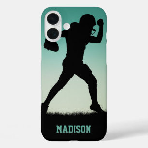 individuelle Name Football Player Handyfälle iPhone 16 Plus Hülle