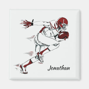 Individuelle Name Football Player Magnet