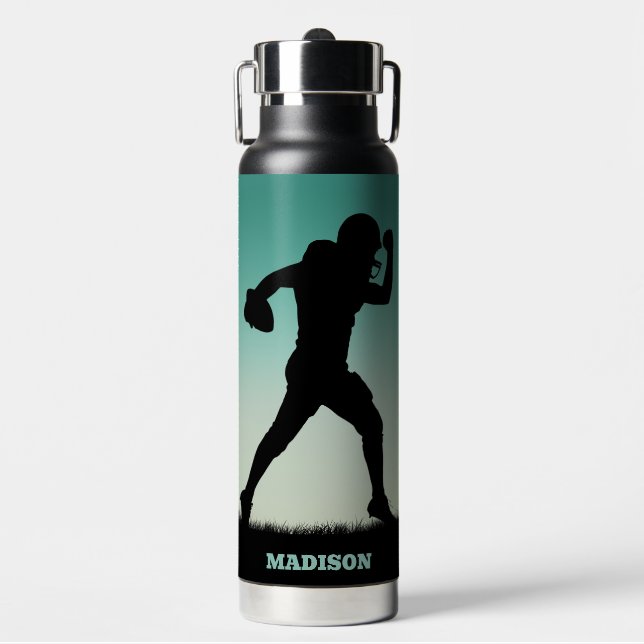 Individuelle Name Football Player Trinkflasche (Vorderseite)