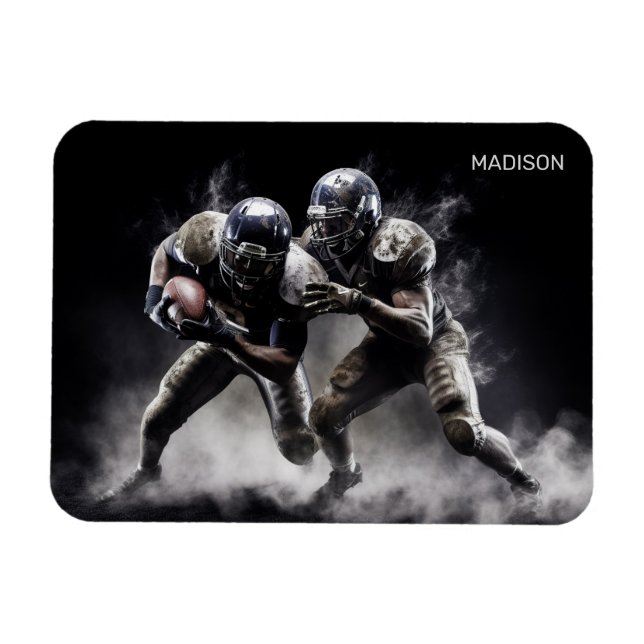 Individuelle Name Football Players Illustration Magnet (Horizontal)