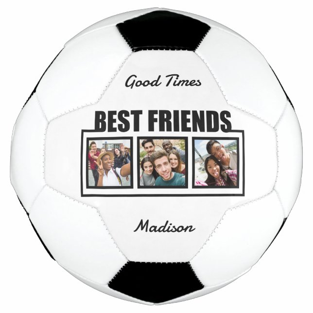 Individuelle Name, Foto und Farbe der besten Freun Fußball (Vorderseite)