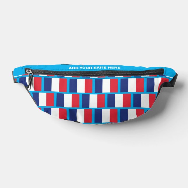 Individuelle Name FRANZÖSISCHER FLAG FRANKREICHS Bauchtasche (Ablage )