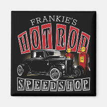 Individuelle Name Frisierte Auto Speed Shop Gas St