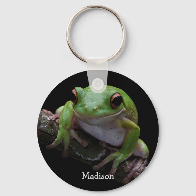 Individuelle Name Frog Schlüsselanhänger (Vorderseite)