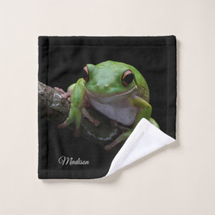 Individuelle Name Frog Wash Tuch