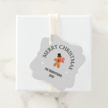 Individuelle Name Frohe Weihnachtsgingerbäckerin M