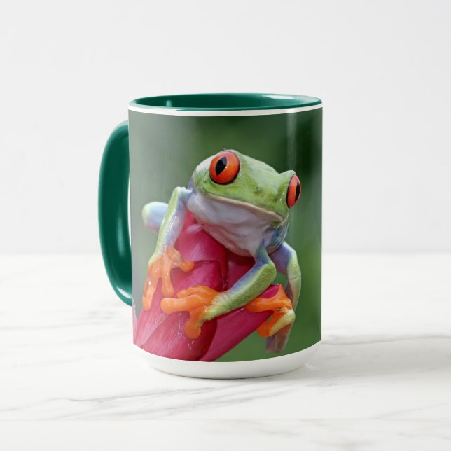 Individuelle Name Frosch Tasse (Vorderseite Links)