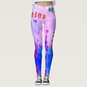 Individuelle Name Funky Leggings