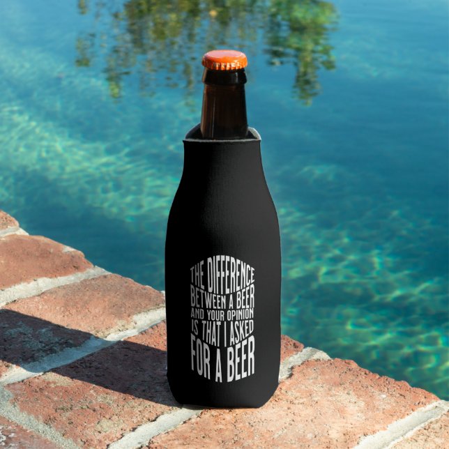 Individuelle Name Funny Beer Flasche Cooler Flaschenkühler (In Situ Pool)