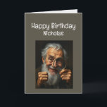 Individuelle Name Funny Birthday Braut keine Brill Karte<br><div class="desc">Individuelle Name Funny Birthday Hier ist eine Karte,  die Sie ohne Brille lesen können</div>
