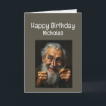 Individuelle Name Funny Birthday Braut keine Brill Karte<br><div class="desc">Individuelle Name Funny Birthday Hier ist eine Karte, die Sie ohne Brille lesen können</div>