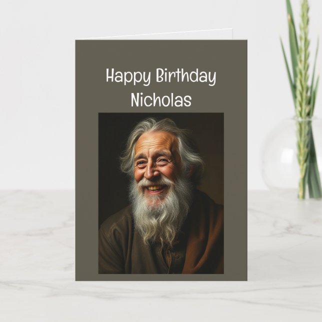 Individuelle Name Funny Birthday Life Spaß Karte (Vorderseite)