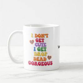 Individuelle Name Funny Colorful LGBTQ Prix Kaffee Kaffeetasse