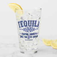 Individuelle Name Funny TEQUILA Glass