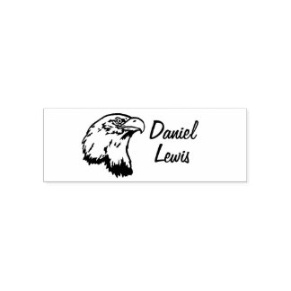 Individuelle Name für Bekleidung mit Eagle-Foto Permastempel